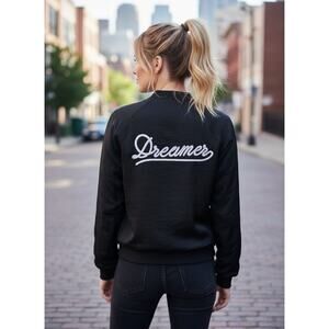 Spiritual Gangster “Dreamer” Satin Bomber Jacket XS